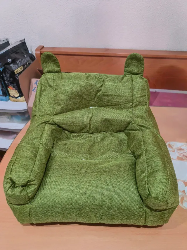 Mini sofá infantil/mascota verde