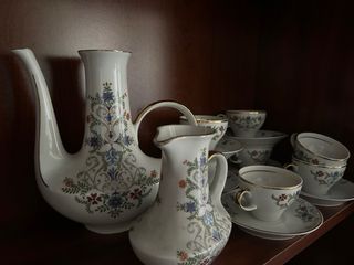 Juego de café/té vintage porcelana floral