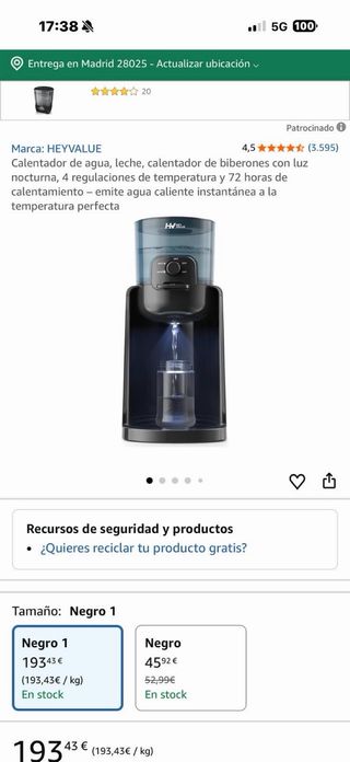 dispensador de agua K301