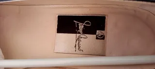 Zapatos de salón azul y oro talla 38.5