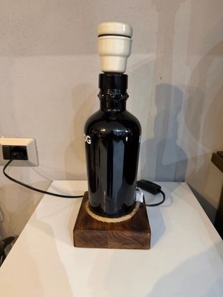 Lampada artigianale base Gin Bulldog