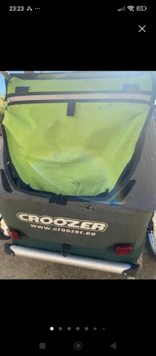 Remolque Croozer 2 plazas bici/correr
