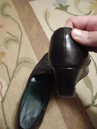 Zapatos de piel negros