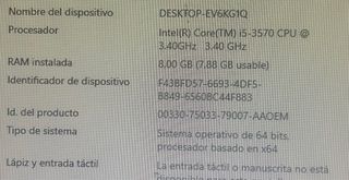 Ordenador hp con monitor Compaq