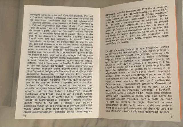 L’Oposició Política: Grans Rebaixes