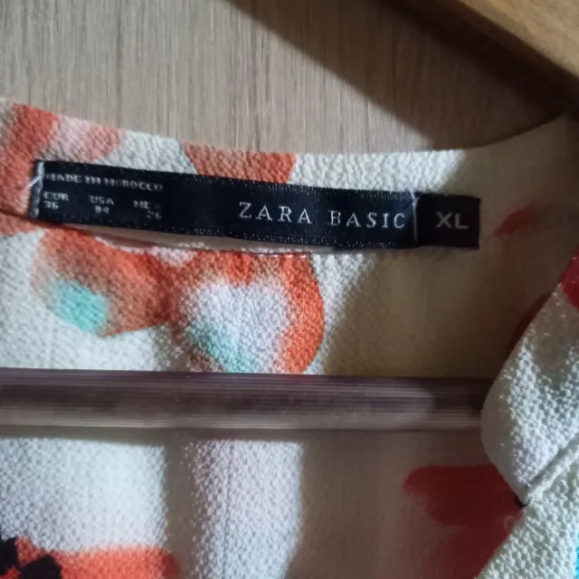 Túnica Zara Estampada Talla XL