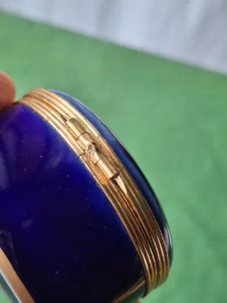 Scatola Limoges decorata fiori