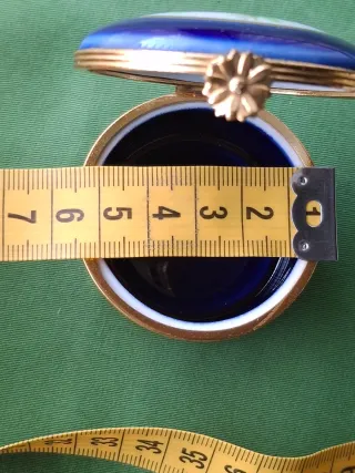 Scatola Limoges decorata fiori