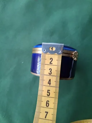 Scatola Limoges decorata fiori