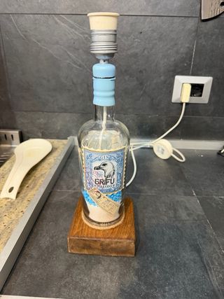 Lampada artigianale base Gin Grifù