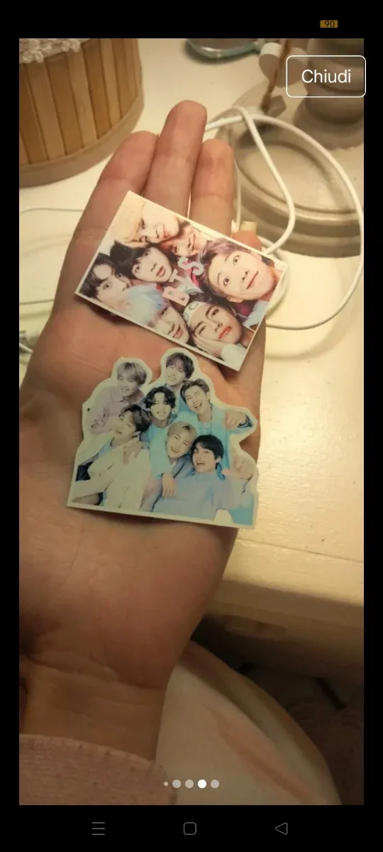 Portachiavi BTS Butter + 2 adesivi