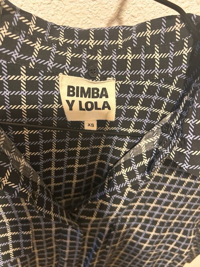 Vestido corto Bimba y Lola cuadros