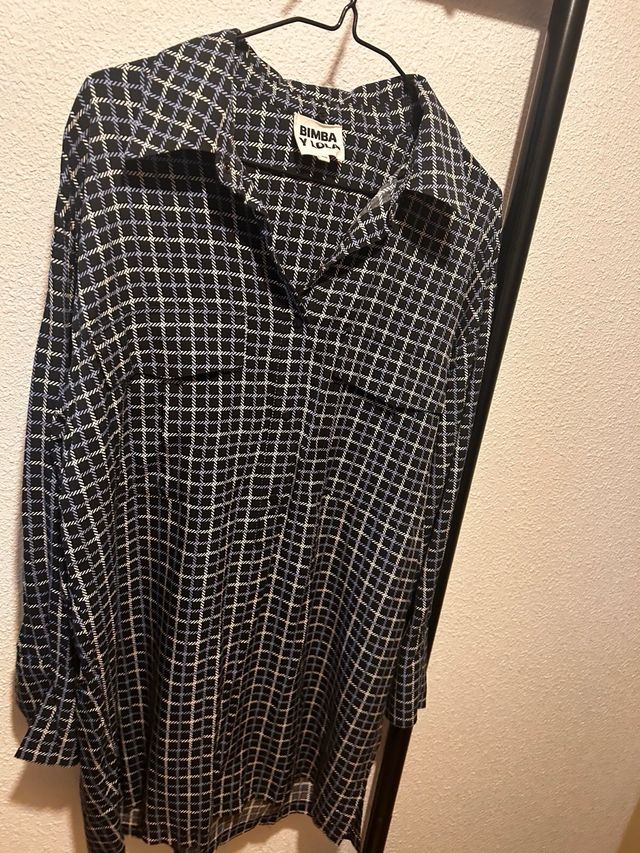 Vestido corto Bimba y Lola cuadros