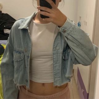 Chaqueta vaquera cropped