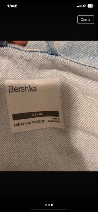 Chaqueta vaquera cropped