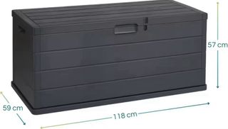 ¡SUPER OFERTA! Baúl exterior de jardín 340L Nuevo