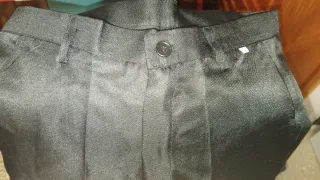 Traje chaqueta y chaleco negro