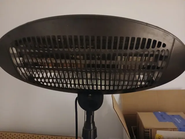 Calentador radiante para cambiador