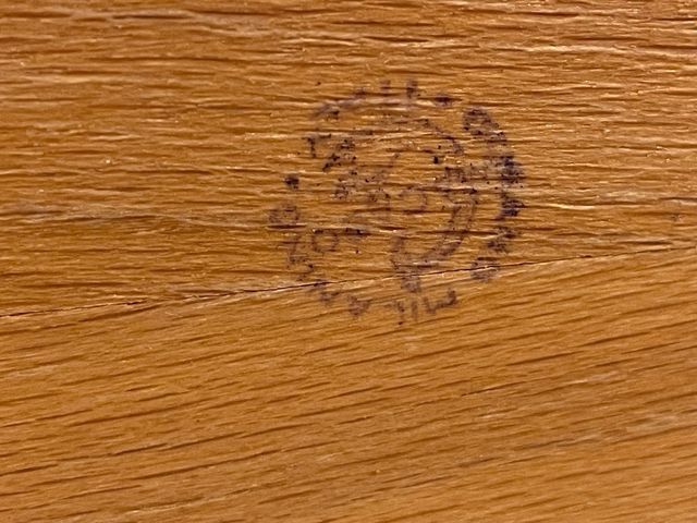 Secchiello portaghiaccio vintage legno e ottone