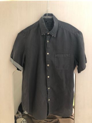 Camicia Marc O'Polo grigia manica corta