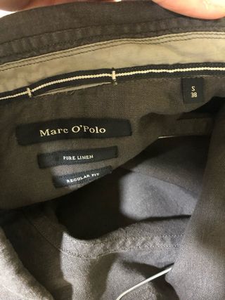 Camicia Marc O'Polo grigia manica corta