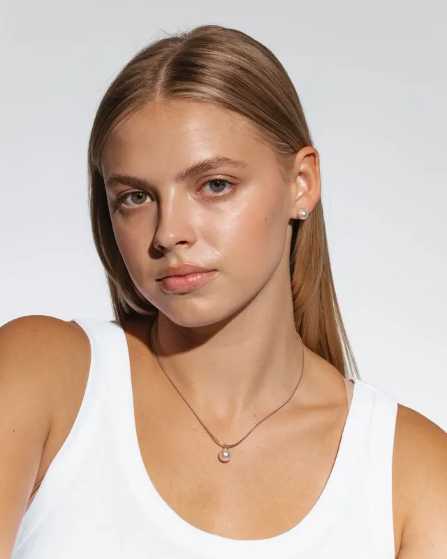 Collar Majorica Perla Gris 10mm