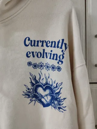 Sudadera Bershka oversize S