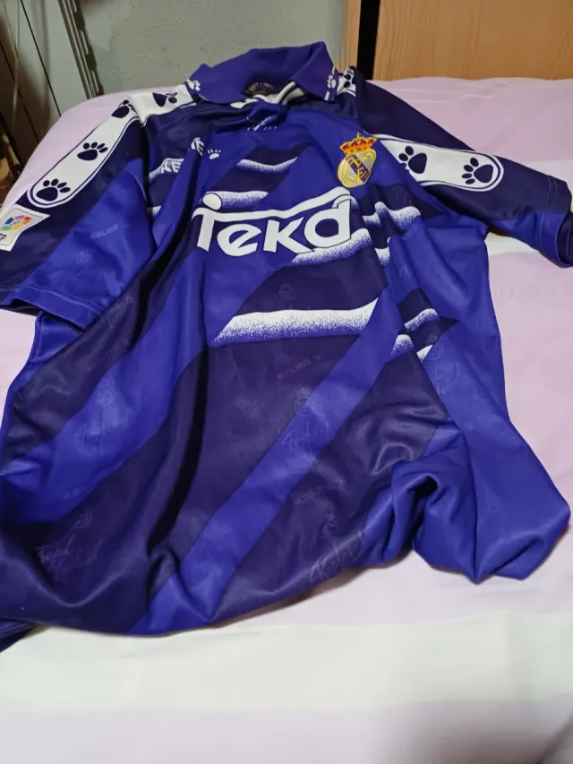 Camiseta Real Madrid Kelme 94/95 TEKAMorada tallaL