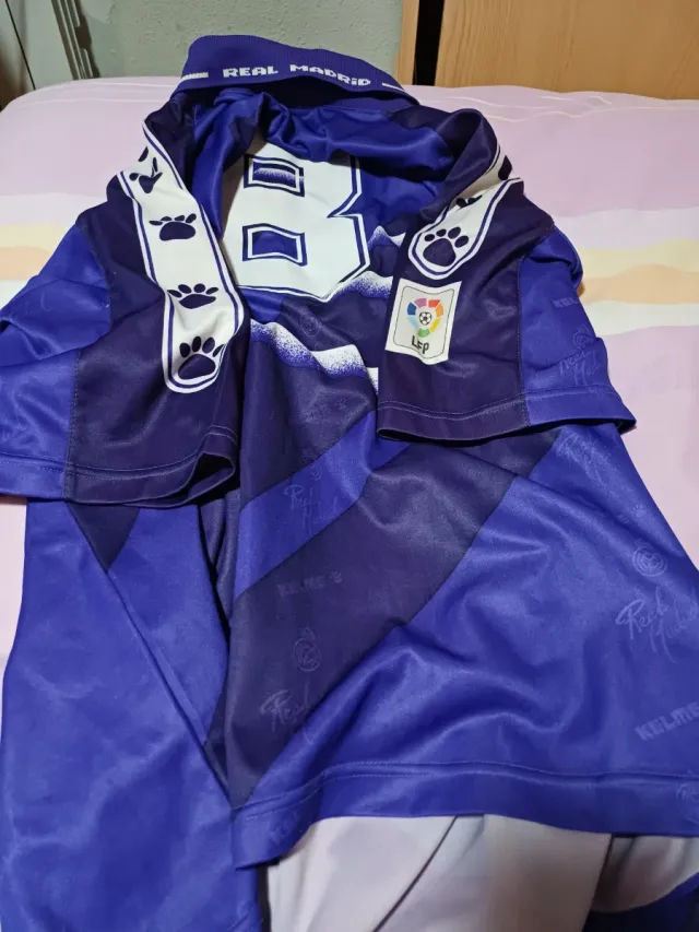 Camiseta Real Madrid Kelme 94/95 TEKAMorada tallaL