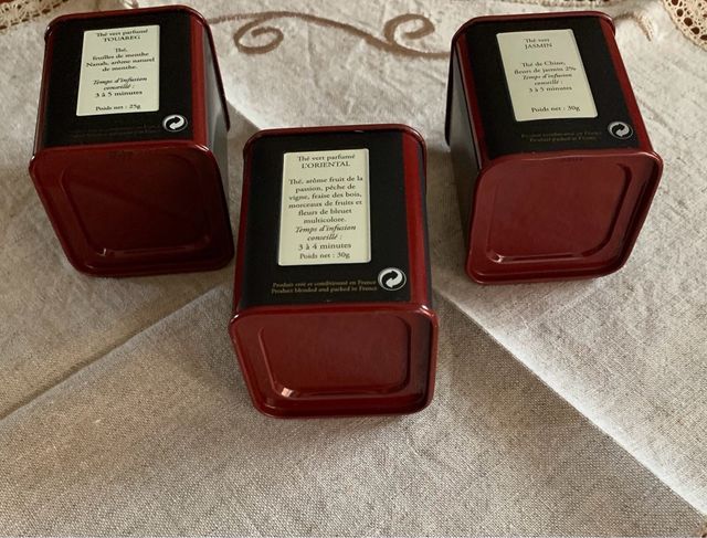 Set 3 barattoli tè Dammann Frères