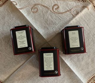 Set 3 barattoli tè Dammann Frères