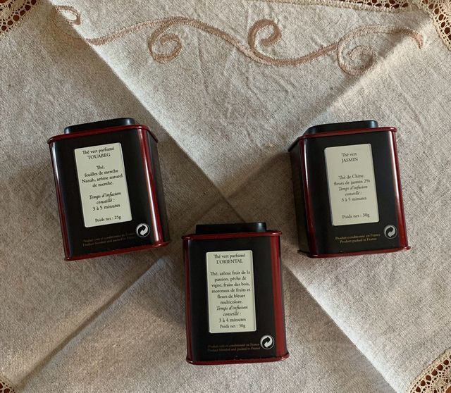 Set 3 barattoli tè Dammann Frères