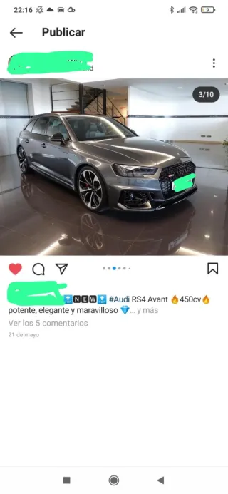 Audi RS4 2018 B9 PREOPF