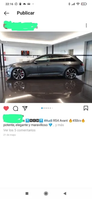 Audi RS4 2018 B9 PREOPF