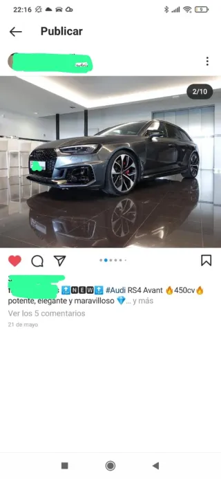 Audi RS4 2018 B9 PREOPF