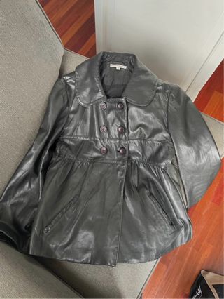 Chaqueta Ba&sh Piel Negra Talla 2