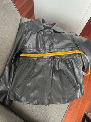 Chaqueta Ba&sh Piel Negra Talla 2