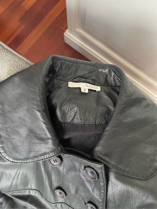 Chaqueta Ba&sh Piel Negra Talla 2