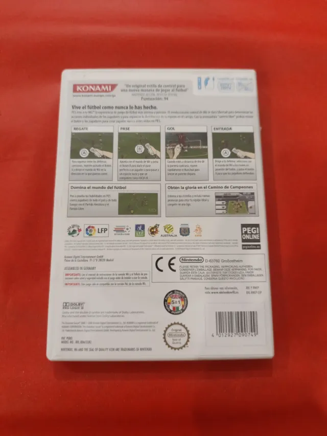 Videojuego PES 2008 Pro Evolution Soccer Wii