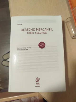 DERECHO MERCANTIL PARTE SEGUNDA 5ª EDICION