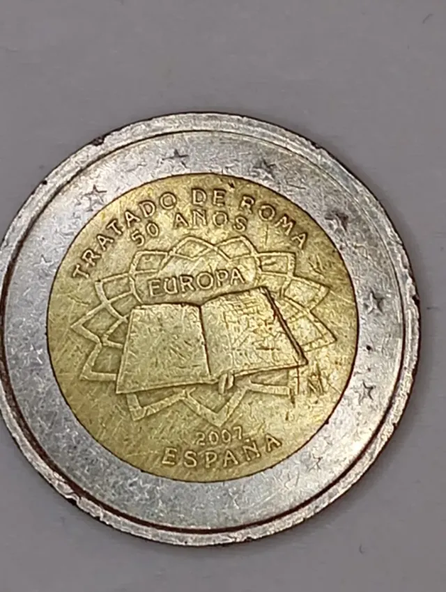 Lote 7 monedas 2 euros conmemorativas