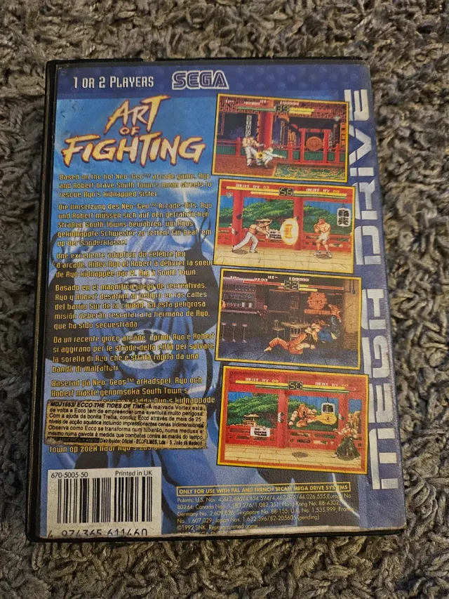 Art of Fighting Mega Drive Sega