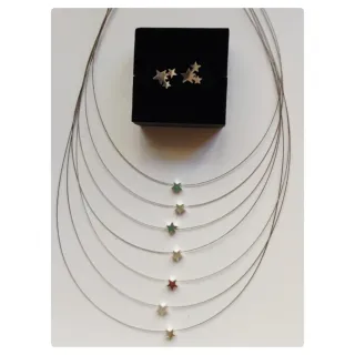 Conjunto sin estrenar estrellas acero