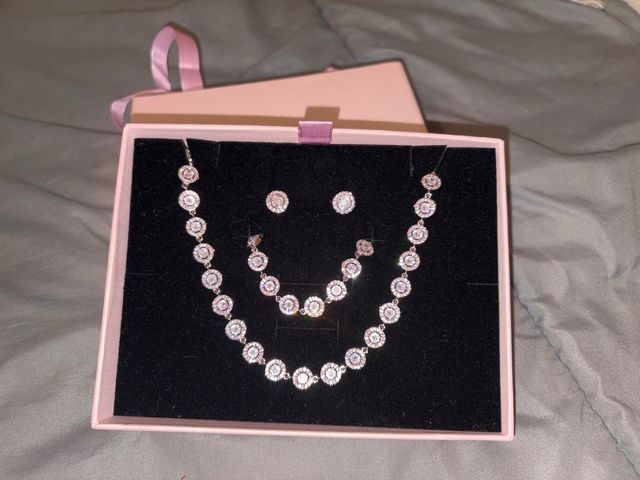 Conjunto Collar, Pendientes y Pulsera Plata