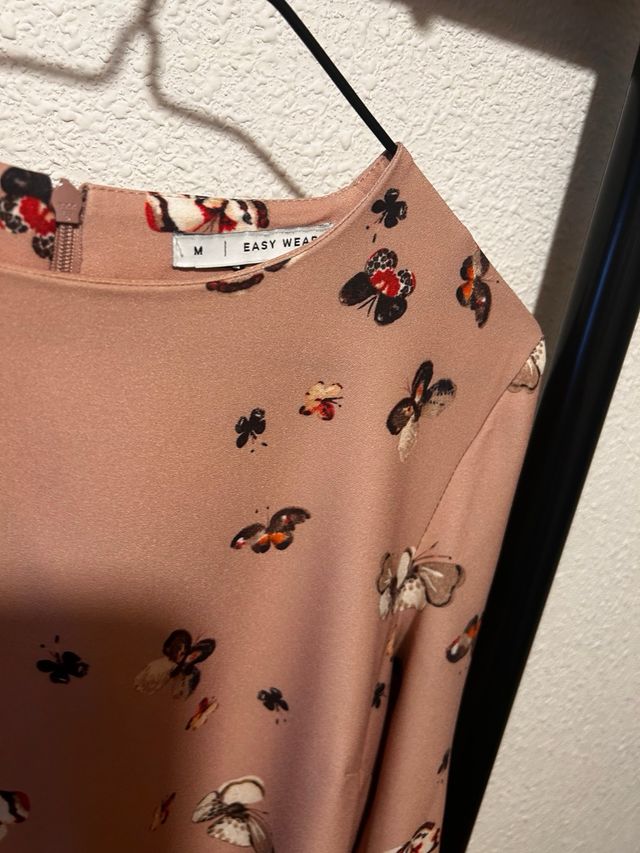 Vestido corto Baby Doll mariposa talla M