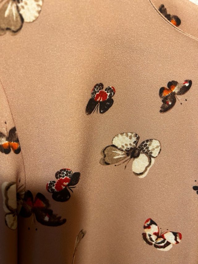 Vestido corto Baby Doll mariposa talla M