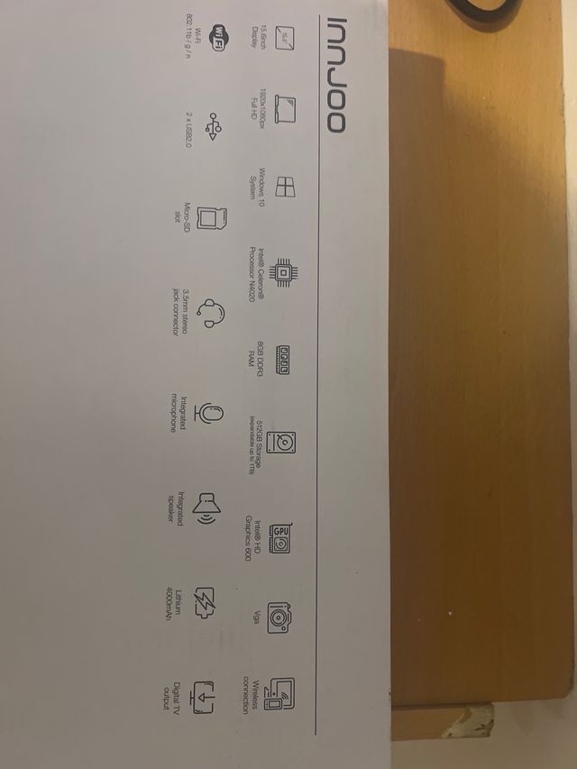 Ordenador Portátil InnJoo Negro