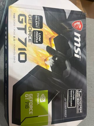 MSI GeForce GT 710 1GB DDR3 Tarjeta Gráfica