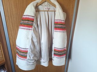 Chaquetón Free People Blanco Talla L