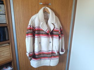 Chaquetón Free People Blanco Talla L